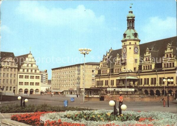Leipzig Markt und Altes Rathaus