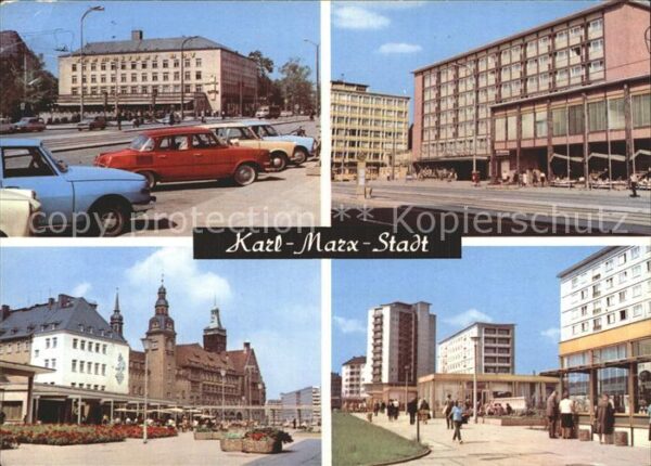 Karl-Marx-Stadt Interhotel Chemnitzer Hof und Moskau Ro