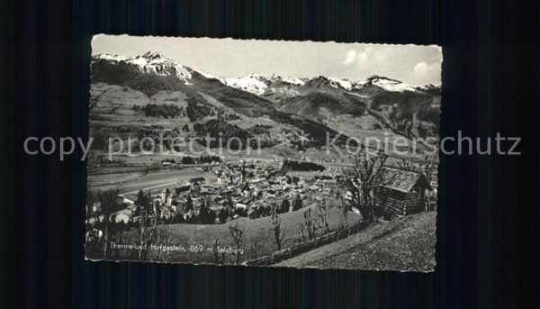 Bad Hofgastein Gesamtansicht mit Alpenpanorama