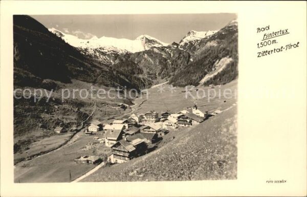 Bad Hintertux Gesamtansicht mit Alpenpanorama Zillert