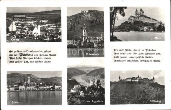 Duernstein Wachau und Umgebung mit Krems Stein Melk Göttw