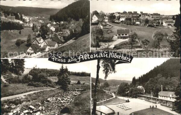 Altenau Harz Teilansichten Gaststätte Flussbett