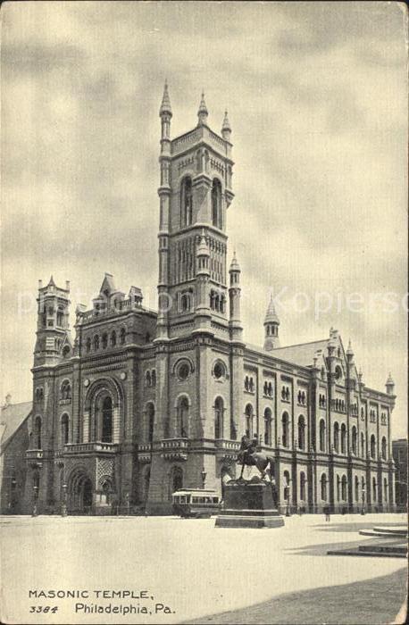 Philadelphia Pennsylvania Masonic Temple Monument
