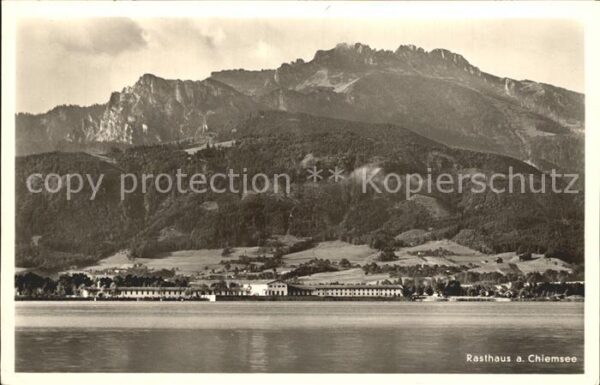 Bernau Chiemsee Rasthaus am See Alpen