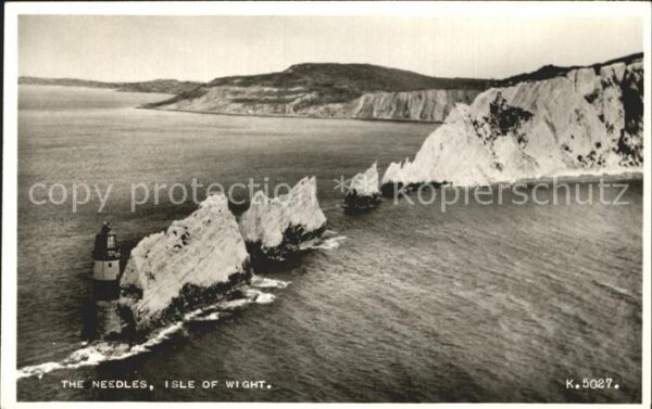 Isle of Wight UK The Needles Leuchtturm Küste Valentines