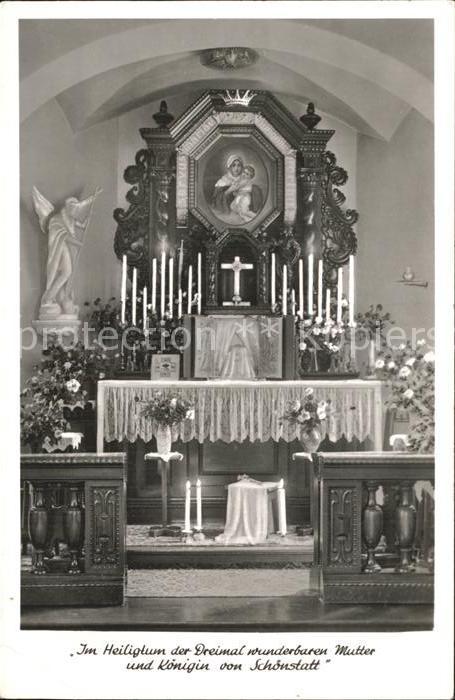 Schoenstatt Vallendar Heiligum der dreimal wunderbaren Mutter