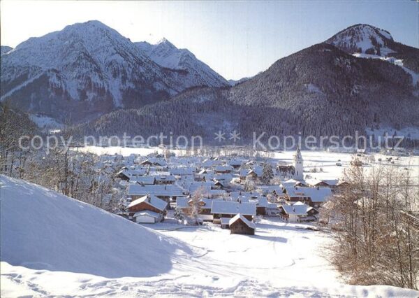 Bad Oberdorf Winterpanorama mit Breitenberg Rotspitz