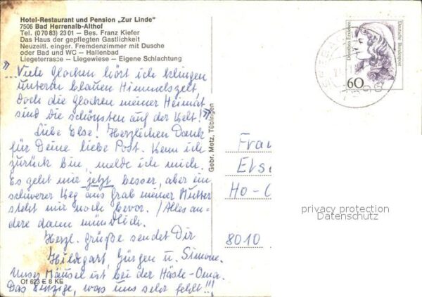 Althof Hotel Restaurant Pension Zur Linde Hall – Bild 2