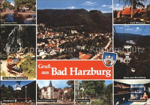 Bad Harzburg Berliner Platz Radau Wasserfall Bergbah