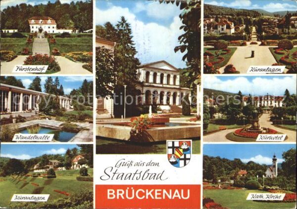 Bad Brueckenau Fürstenhof Wandelhalle Kuranlagen Kurho