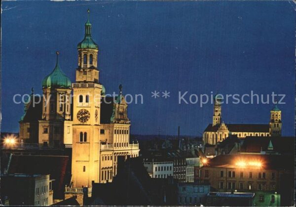 Augsburg Perlachturm Rathaus Renaissance St Ulri