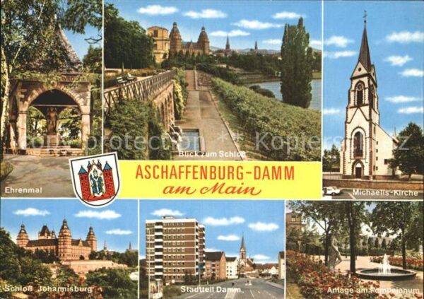 Damm Aschaffenburg Ehrenmal Schloss Johannisburg Michaelis