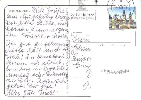 Augsburg Kirche Rathaus Perlachturm Brunnen Webe – Bild 2