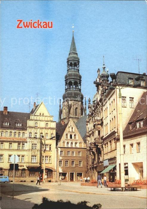 Zwickau Sachsen Hauptmarkt Dom St Marien