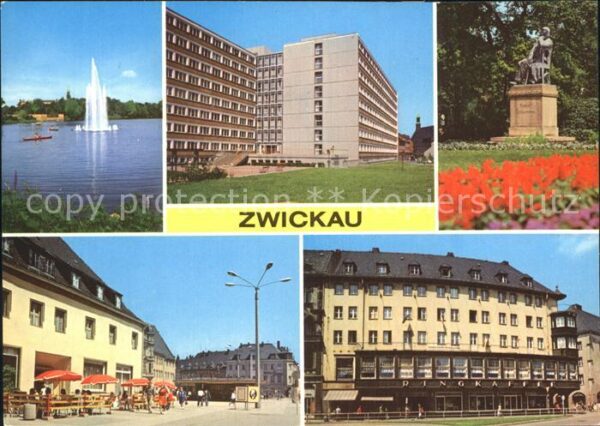 Zwickau Sachsen Schwanenteich Internat Ingenieurhochsch