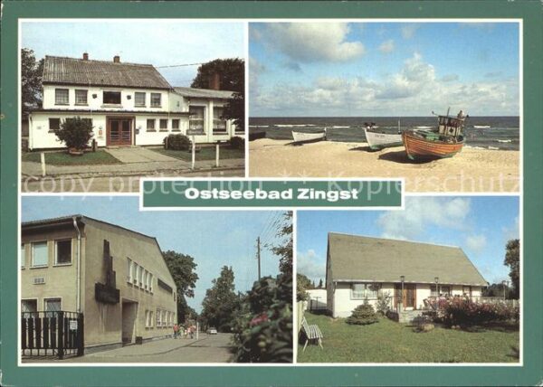 Zingst Ostseebad FDGB Erholungsheime Fischerstrand Urlau