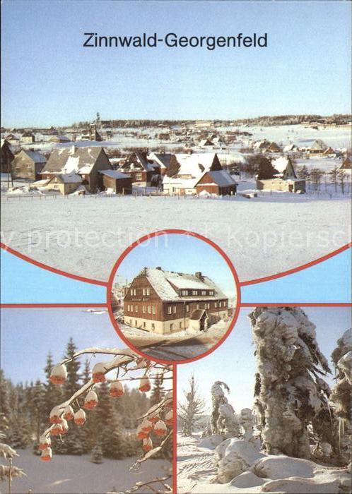 Zinnwald-Georgenfeld Teilansicht HO Gaststätte Ferienheim Eb