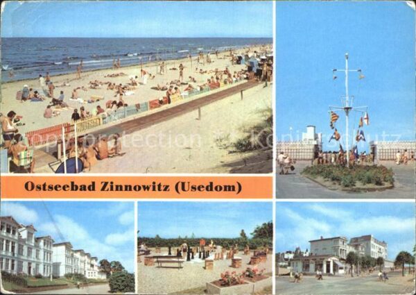 Zinnowitz Ostseebad Strand Ferienheime IG Wismut Minisporta