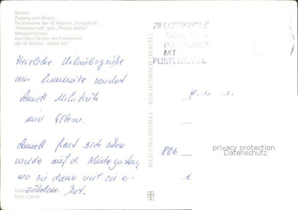Zinnowitz Ostseebad Strand Ferienheime IG Wismut Minisporta – Bild 2