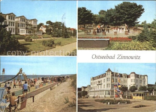 Zinnowitz Ostseebad Promenade der Völkerfreundschaft Minisp