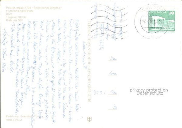 Wurzen Sachsen Posttor 18. Jhdt. Technisches Denkmal F – Bild 2