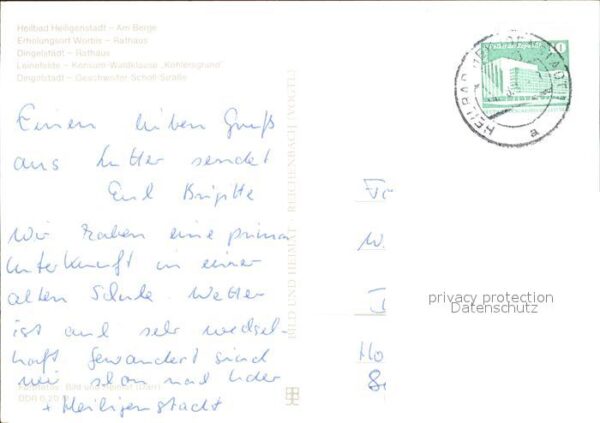 Heiligenstadt Eichsfeld Am Berge Kirche Worbis Rathaus Dingestä – Bild 2