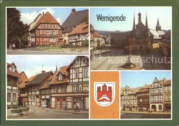 Wernigerode Harz Klintgasse Rathaus Markt Kleinstes Haus