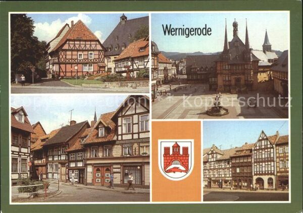 Wernigerode Harz Klintgasse Rathaus Markt Kleinstes Haus