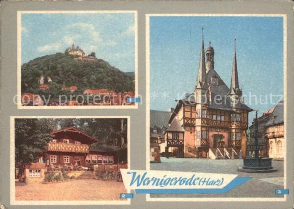 Wernigerode Harz Schloss Feudalmuseum HO Gaststätte Chri