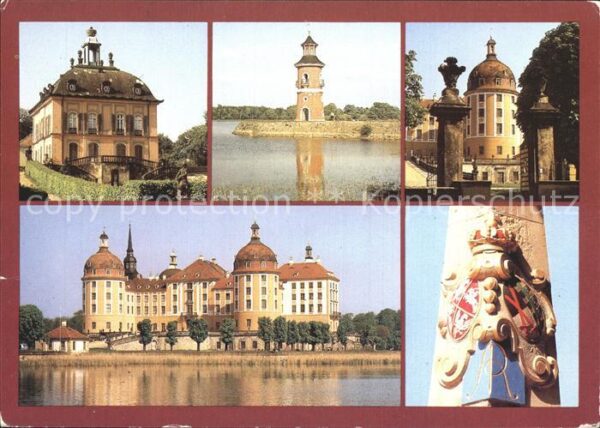 Moritzburg Sachsen Fasanerieschlösschen Mole Leuchtturm eh