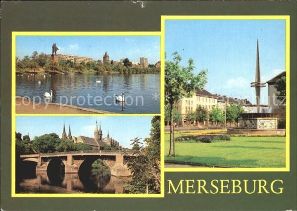 Merseburg Saale Gotthardteich Schlossbergensemble Brück