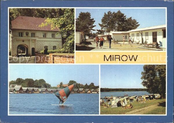 Mirow Torhaus OT Granzow Bungalowsiedlung See