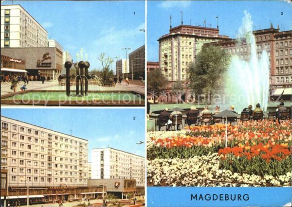 Magdeburg Karl Marx Strasse Wilhelm Pieck Allee S