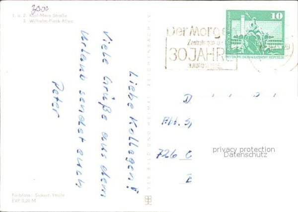 Magdeburg Karl Marx Strasse Wilhelm Pieck Allee S – Bild 2