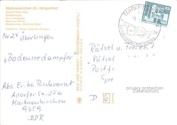 Markneukirchen Rudolf Thiele Bad Kinderkrippe Lutherpl – Bild 2