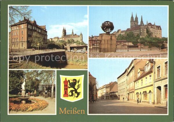 Meissen Elbe Sachsen Dom Albrechtsburg Kändlerbrunnen Leipzi
