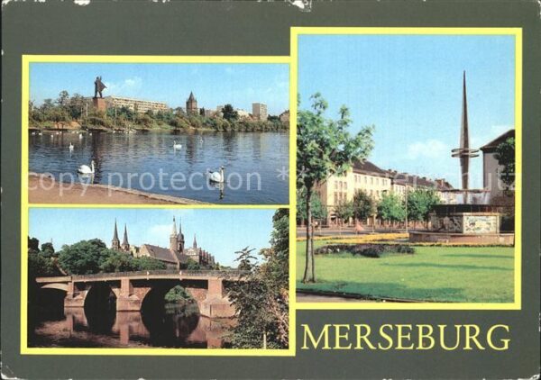 Merseburg Saale Gotthardteich Schlossbergensemble Ernst