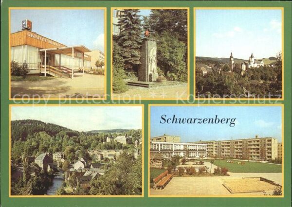 Schwarzenberg Erzgebirge Gaststätte Roter Löwe Sowjetisches Ehre