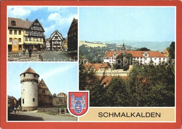 Schmalkalden Altmarkt Pulverturm Schloss Wilhelmsbur