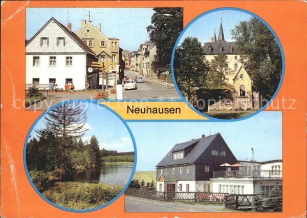 Neuhausen Marienberg Bahnhofstrasse Schloss Purschenstein La