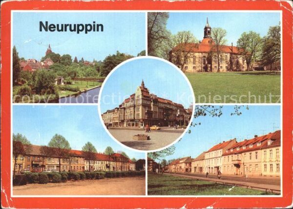 Neuruppin Alt Ruppin Pfarrkirche Ernst Thälmann P