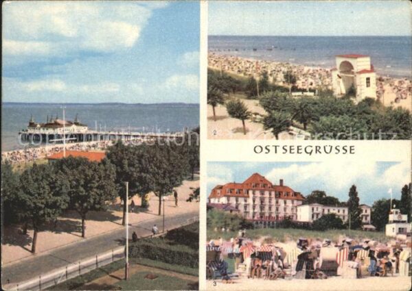 Ahlbeck Ostseebad Seebrücke Strand Bansin Heringsdorf FDG