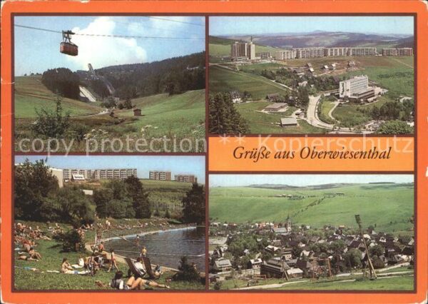 Oberwiesenthal Erzgebirge Wintersportplatz im Sommer Sprungschanz
