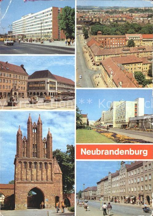 Neubrandenburg Rat des Bezirks Centrum Warenhaus Fried
