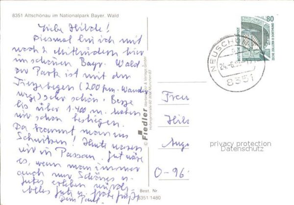Altschoenau Teilansichten Kapelle Bär Nationalpark – Bild 2