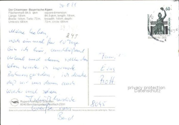 Chiemsee Fraueninsel Schloss Herrenchiemsee Damp – Bild 2
