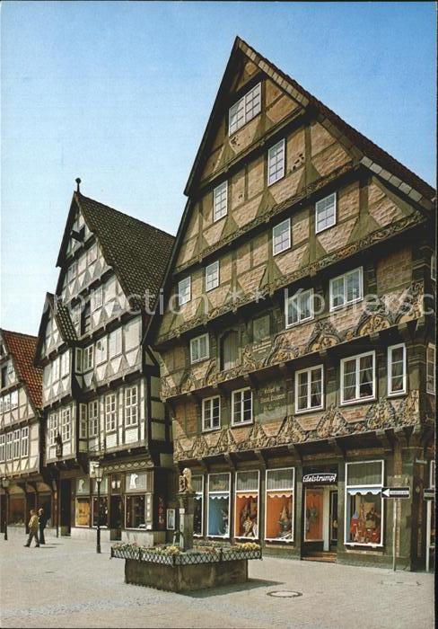 Celle Niedersachsen Poststrasse mit Hoeppnerhaus Fachwerkhä