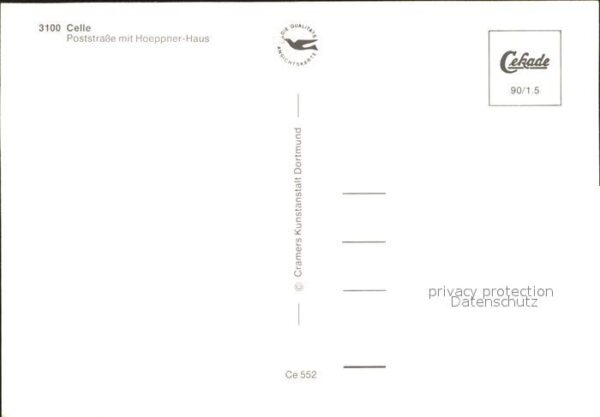 Celle Niedersachsen Poststrasse mit Hoeppnerhaus Fachwerkhä – Bild 2