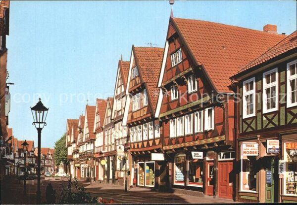 Celle Niedersachsen Schuhstrasse Fachwerkhäuser