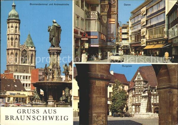 Braunschweig Brunnendenkmal Andreaskirche Damm Burgp